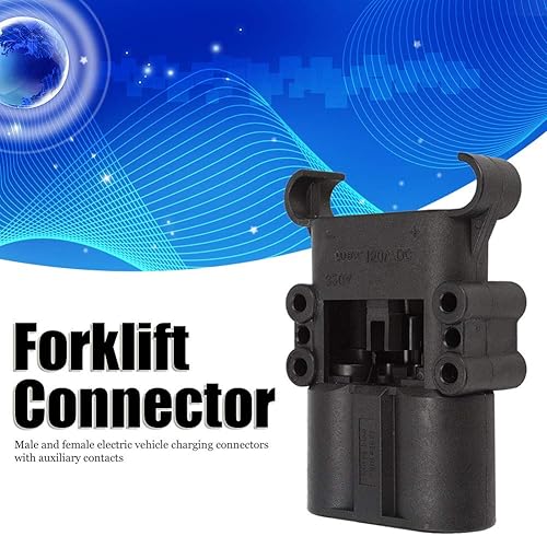 Miniatura 4 de Conector de batería de carretilla elevadora, conectores de cable de conexión rápida 320A DC 150V Conector de carretilla elevadora Conector macho de