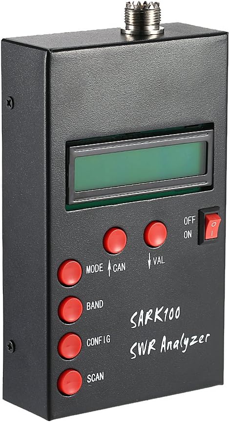 Irfora SARK100 1-60 HF SWR enna Analyzer Meter Standing Tester for Ham Radio Hobbyists Impedance acitance Measurement