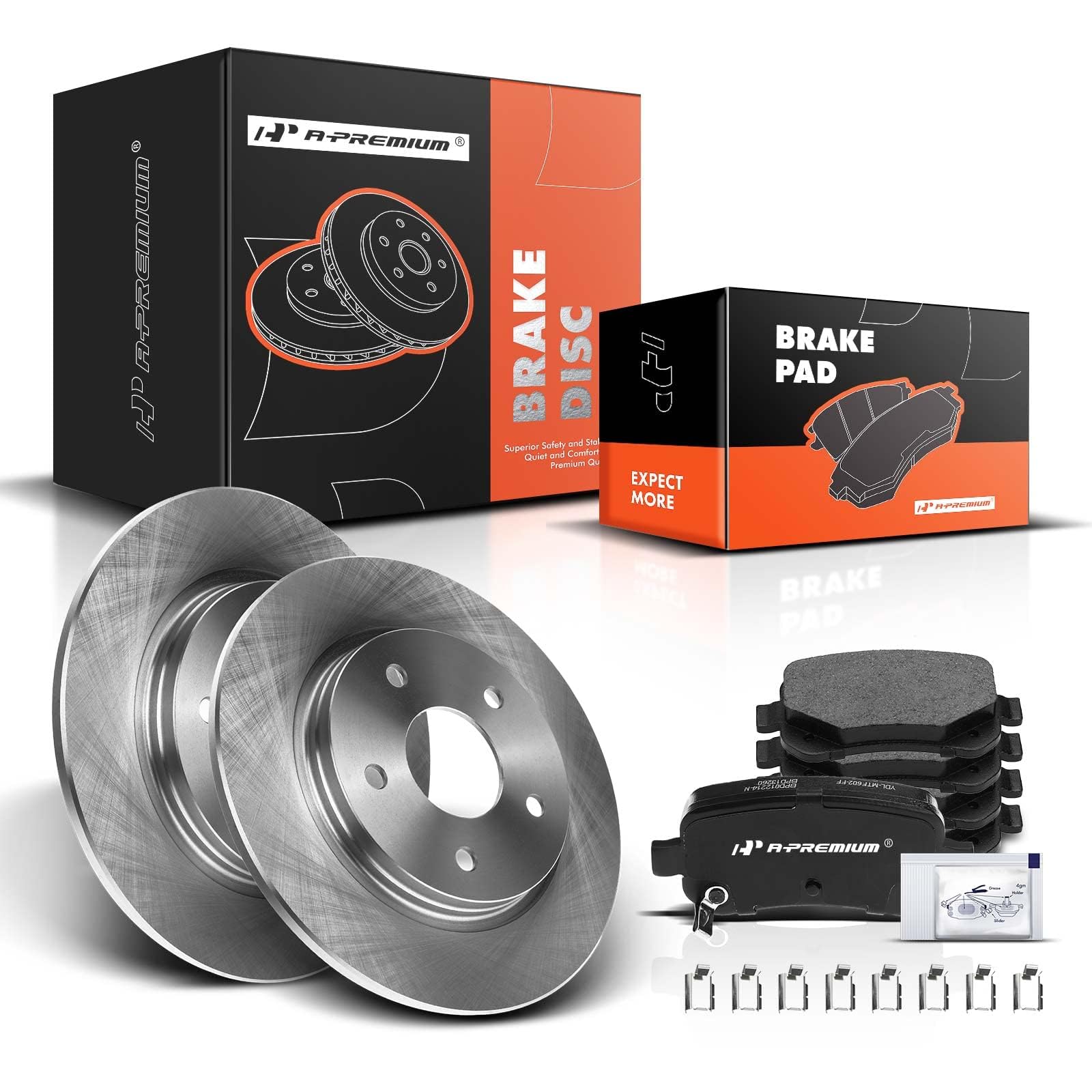 Transit Front Rear Drill Slot Semi-Metallic Pad Kit For Dodge Brake Rotors