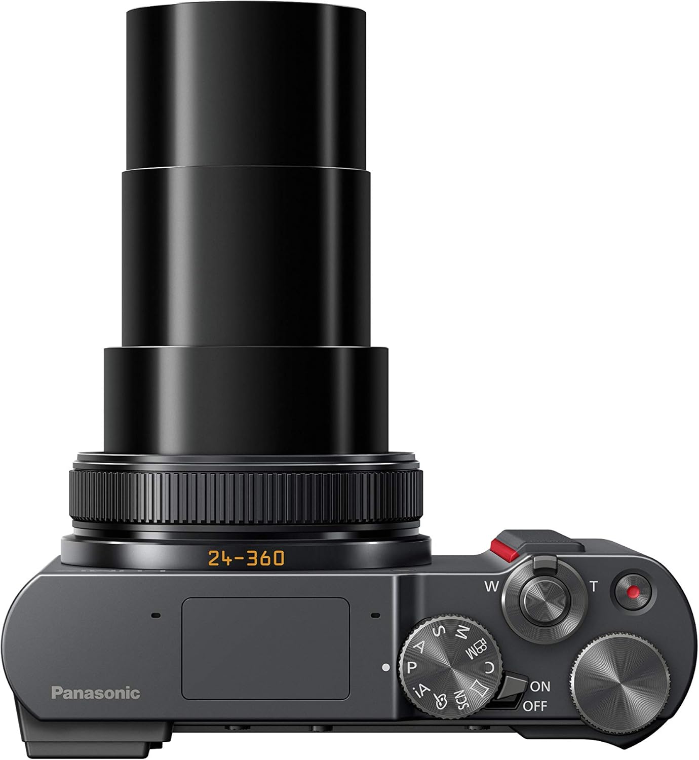 Panasonic Lumix TZ200 - Fotocamera compatta Expert (sensore grande tipo 1 pollice 20 MP, zoom LEICA 15x F3.3-6.4, mirino, schermo touch, video 4K, stabilizzazione) Silver - Versione francese