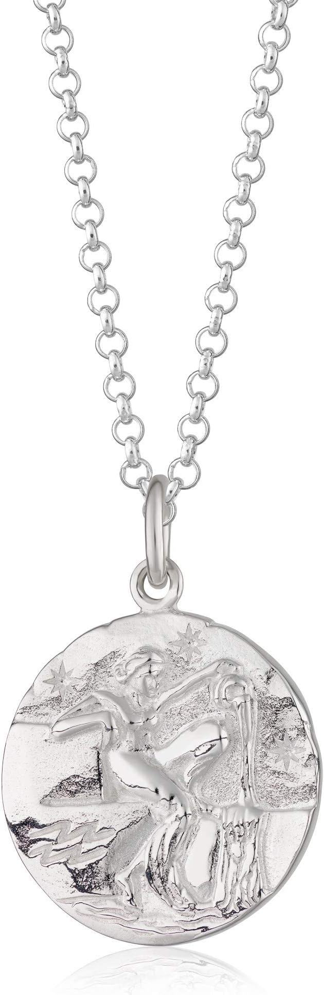 Lily CharmedLily Charmed - 925 Sterling Silver Zodiac Pendant Necklace with 18'' Chain'