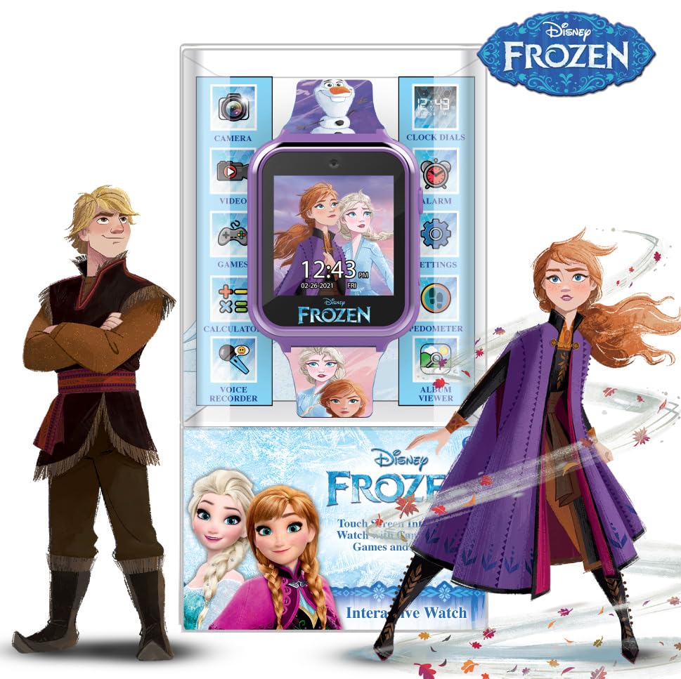 Image of Disney Frozen Touchscreen Interactive Smart Watch (Model: FZN4672AZ)