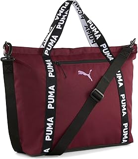 PUMA Kadın AT ESS Shopper Çanta Ruby Shimmer Tek Beden