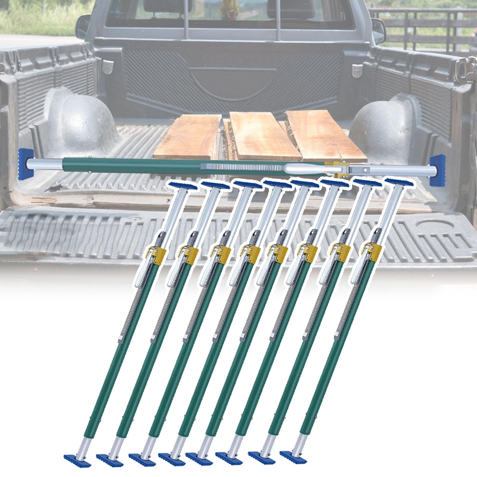 GYEQXKT Adjustable Cargo Bar for Secure Load Stabilization in Pickup Trucks and Semi Trailers