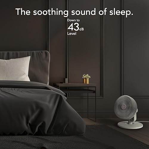 Miniatura 5 de Vornado Ventilador de mesa REFRESH 8 con almohadillas de aroma de aromaterapia, base giratoria, fácil de limpiar, 3 ajustes de velocidad,