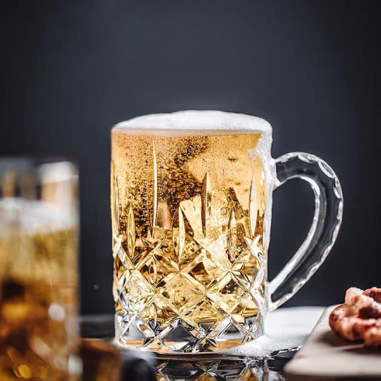 Italian Premium Glass Beer Mugs 400 ml Transparent Set of 12 (F# G.Bm, 12) — Amazon image 11