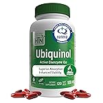 Health Thru Nutrition Ubiquinol 100mg 120 Softgels as Kaneka QH Reduced CoQ-10 | Stabilized - 3rd Party Tested | Enhanced Bioavailability | Cardiovascular & Mitochondria Function Support | Non-GMO