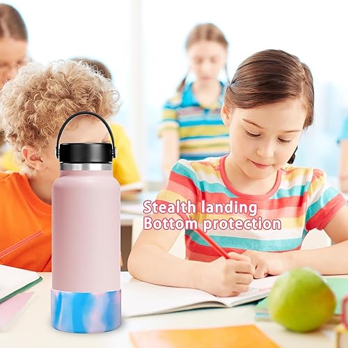 Miniatura 4 de HEYSKAY Protective Flask - Bota de silicona de 12 a 40 onzas para botella de agua Hydro Flask, y compatible con Stanley Tumbler, Yeti, Simple