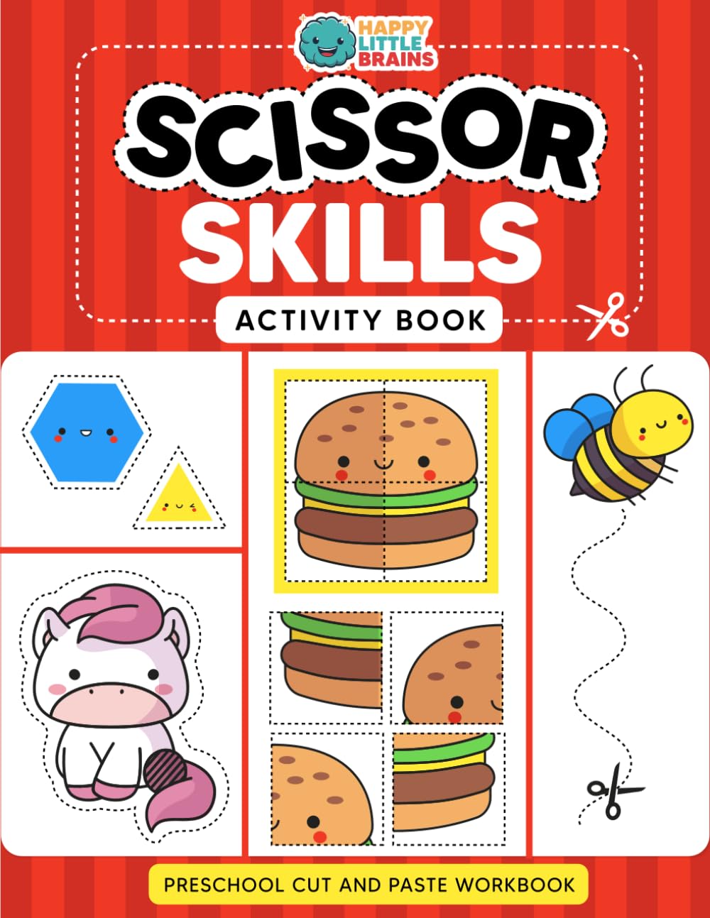 Scissor Skills Activity Book: Preschool Cut and Paste Workbook (Paper Explorers: Cut, Paste and Play)