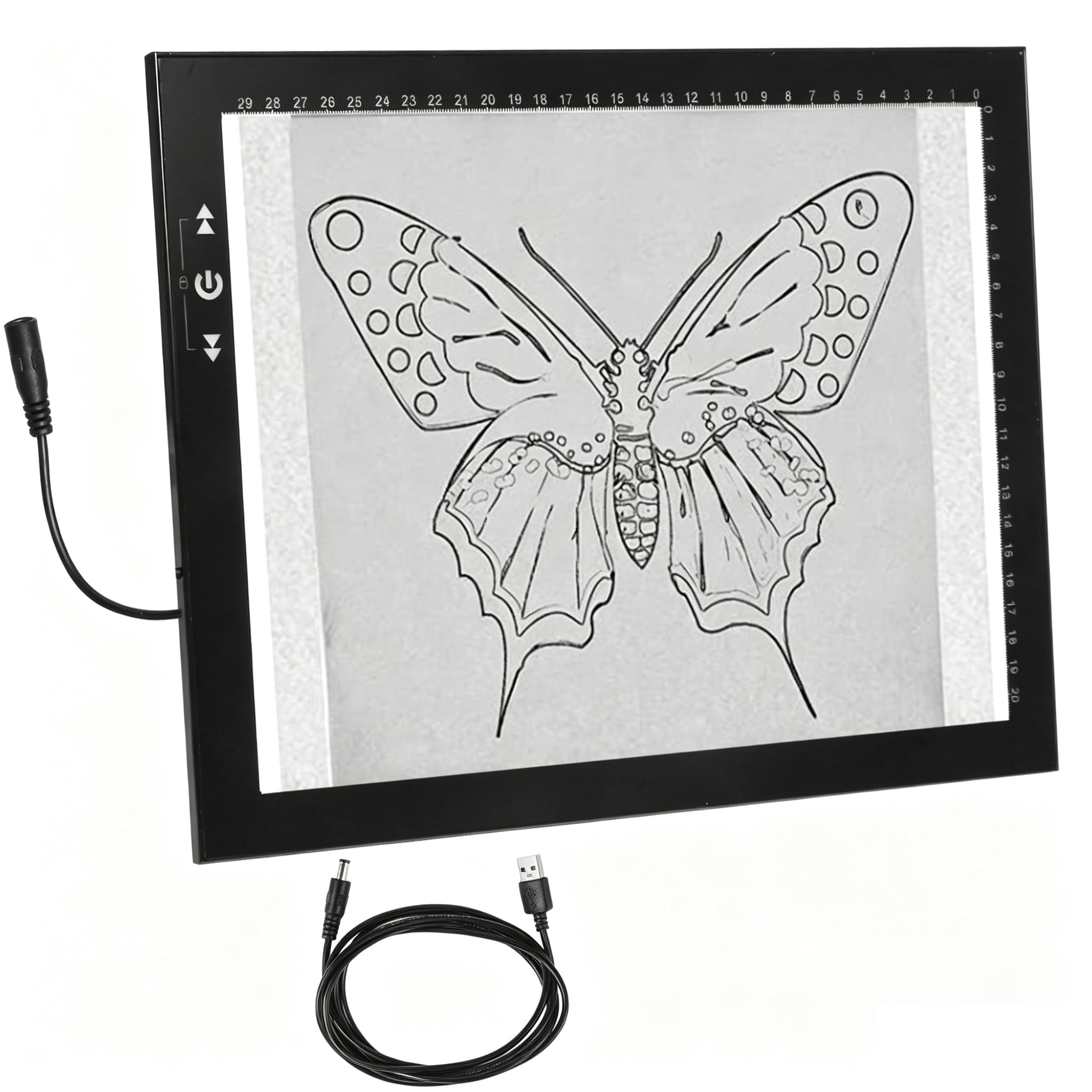 HSK A4 LED Artist tracing Light Box Copy Table, Adjustable High Brightness Light Pad for Tatto Drawing, Sketching, Animation,Diamond Painting Accessories