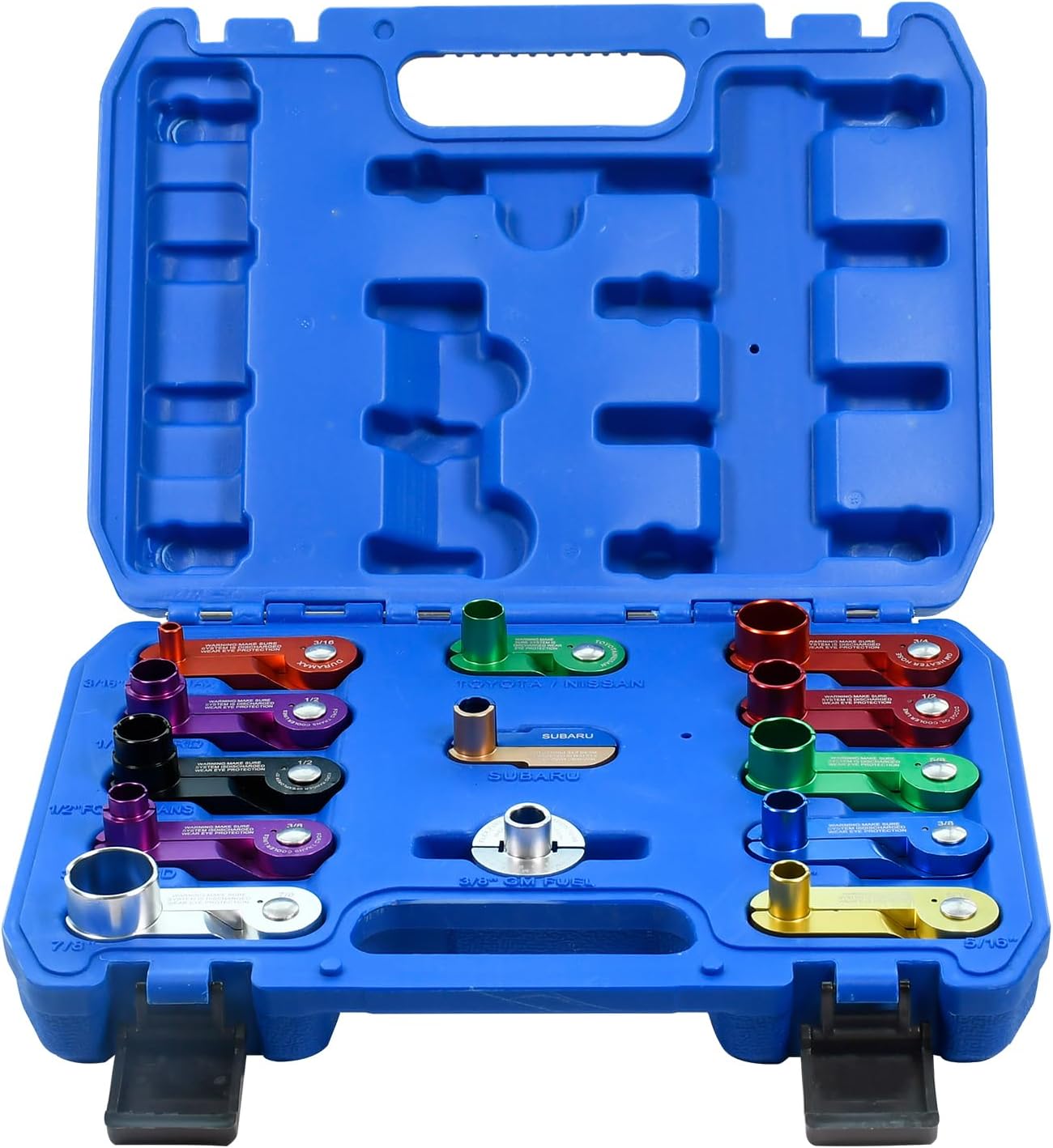 6 Size Durable Aluminum Fuel Line Disconnect Tools Work on Air Conditioning Lines and Quick Connect Fuel Lines