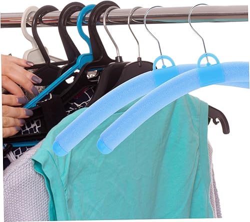 Miniatura 3 de ABOOFAN Perchas de ropa estándar, 10 unidades, perchas para ropa para adultos, ahorro de espacio, abrigo antideslizante