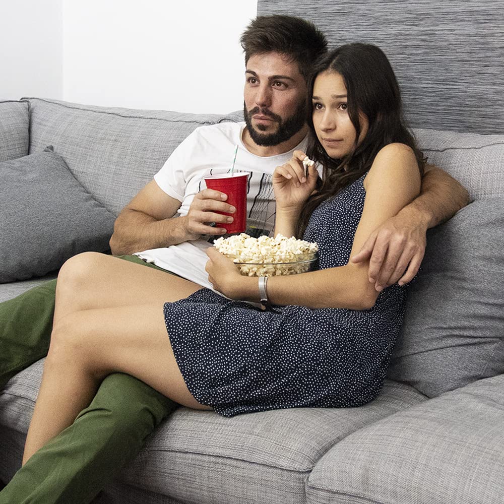 Cecotec Electric Popcorn Fun&Taste P'Corn. 1200 W, convezione, popcorn pronto in 2 minuti, include cucchiaio dosatore, facile da pulire, protezione contro il surriscaldamento