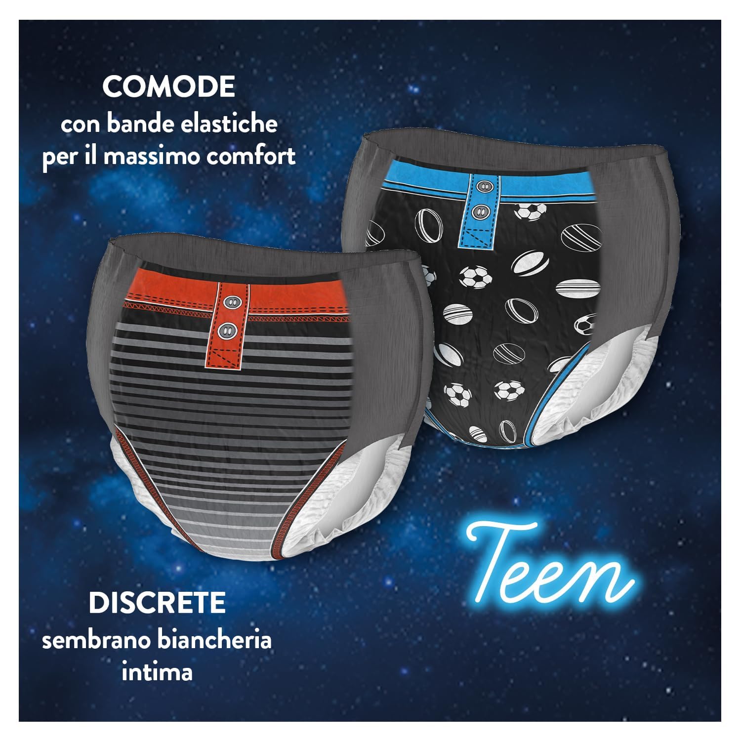 Huggies DryNites hochabsorbierende Pyjama-Unterhosen Bettnässen Jungen Jumbo Monatspackung 8-15 Jahre 52 Stück