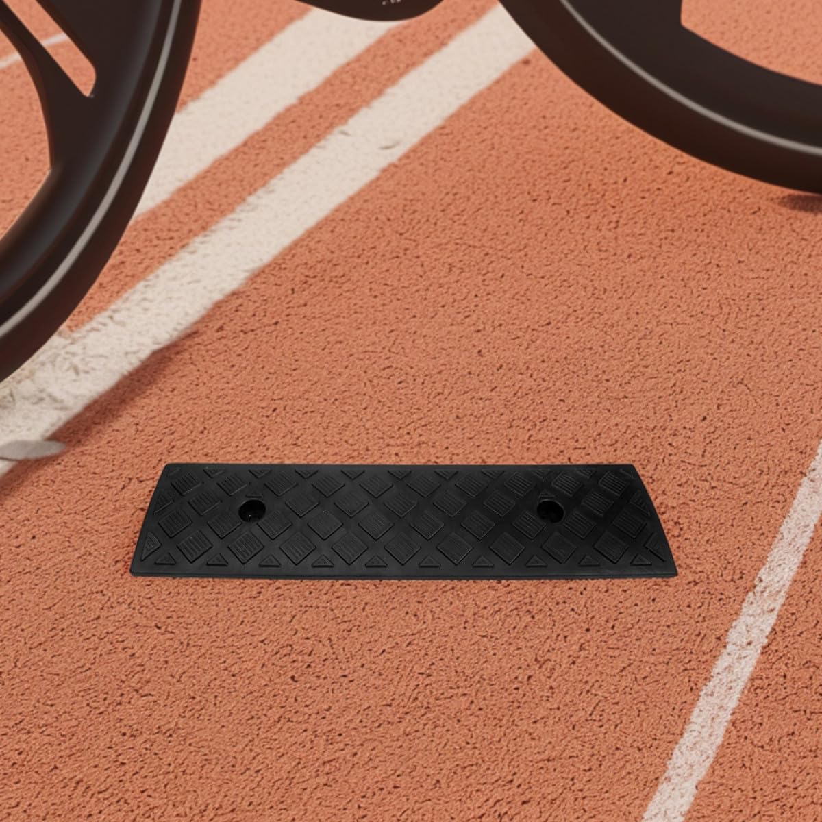 Rampa Di Soglia Antiscivolo 3.00Cm Altezza 2 Rampe Per Marciapiede E Vialetto Ideale Per Auto Moto Biciclette E Sedie a Rotelle Uso Interno Ed Esterno Per Casa Garage E Giardino