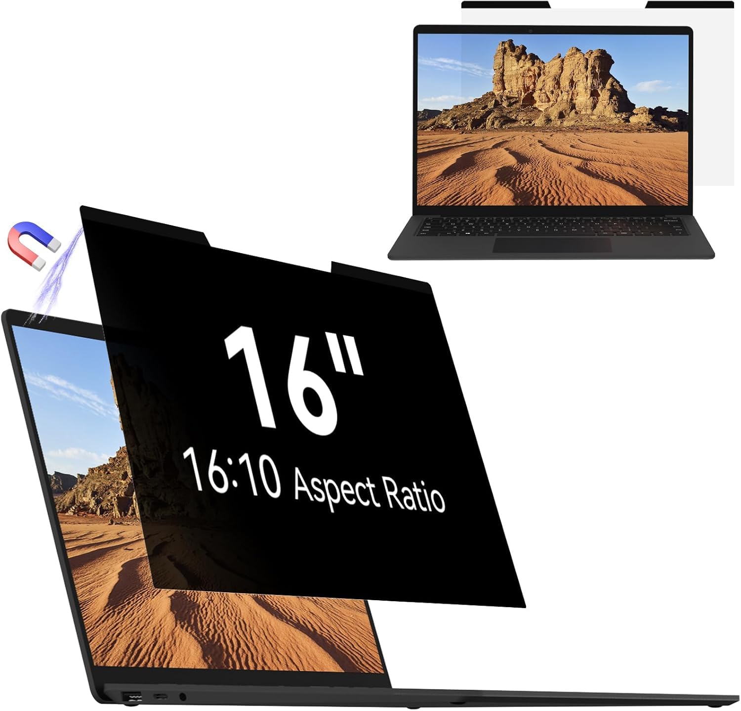 Mamol Magnetic Privacy Screen for 13.5 Inch Surface Laptop 6/5/4/3/2/1, Removable Anti Spy Glare Blue Light Filter, Microsoft Surface Laptop Privacy Screen Protector 13.5 in — view 10