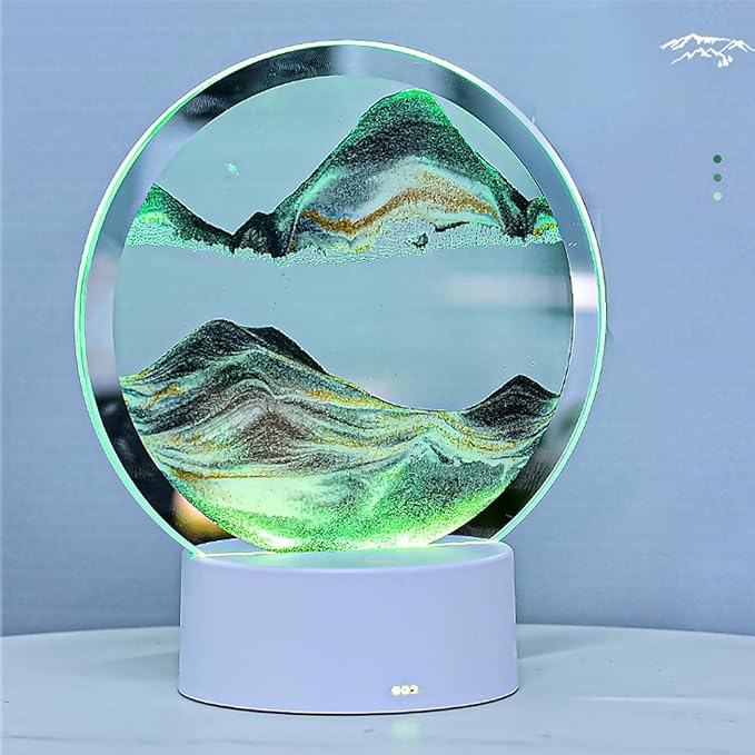SUTUMOR Colorful Sand Painting Table Lamp 3D Deep Sea
