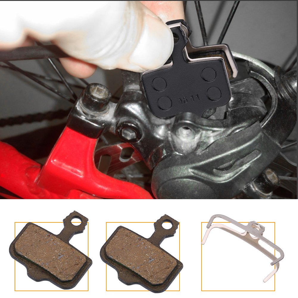 Resin Pad Road Mountain Bike Resin And-Metallic Bike Disc Brake Pads 4 Pairs replacement for Avid Elixir R/CR/CR-MAG/X0 XX DB