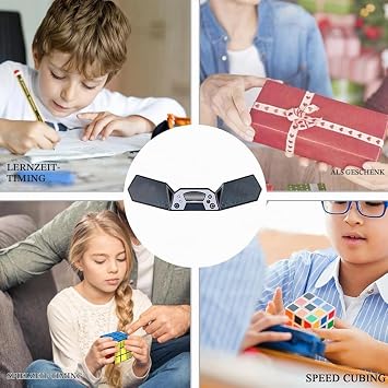 Speed Cube Timer Touch Control Timer Professional Digital Timer for Speed Cubing Competitions