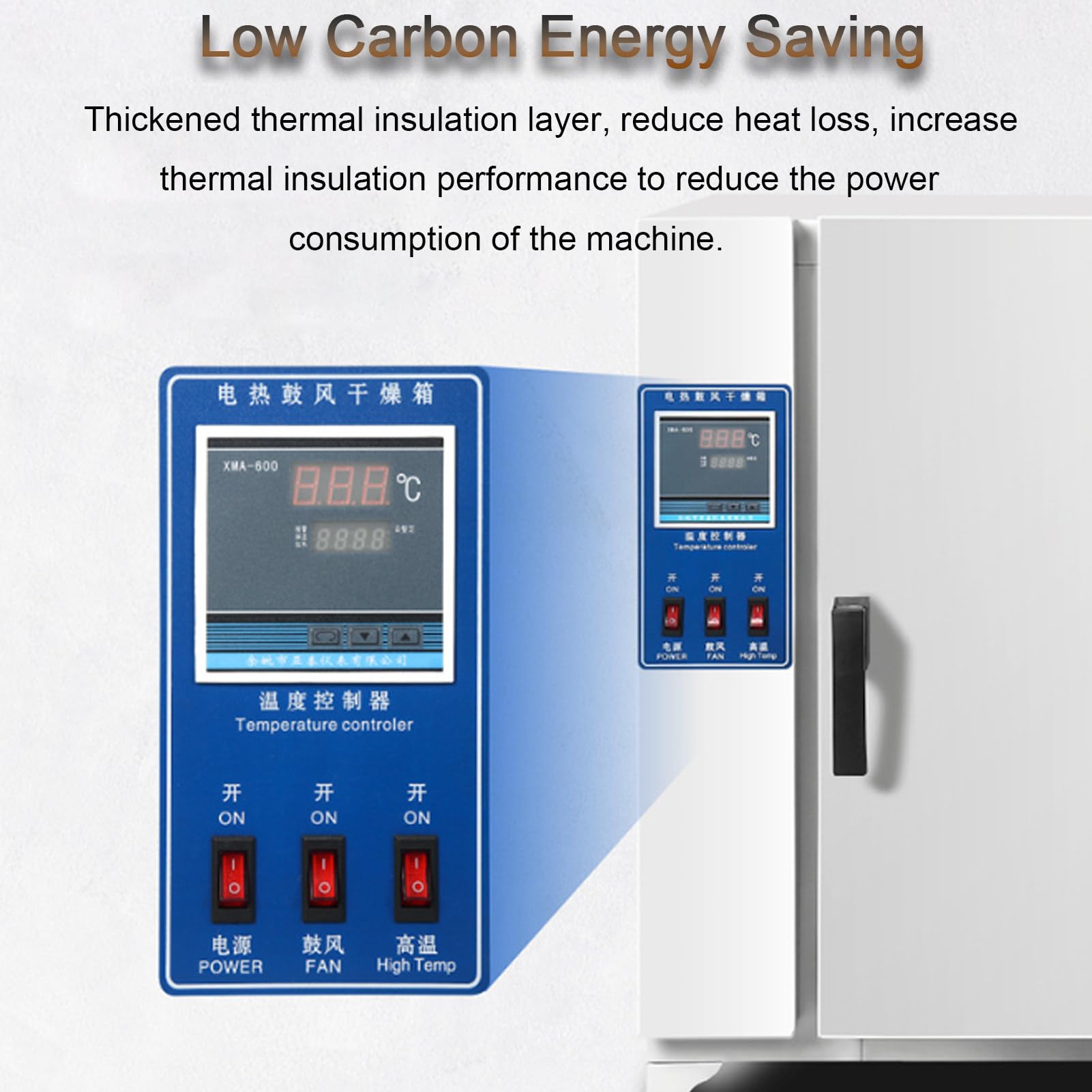 Trockenofen Laborofen, Schnelltrockenofen mit konstanter Temperatur für Labor/Industrie, 50~300℃, Labortrockenofen mit Umluft,16L