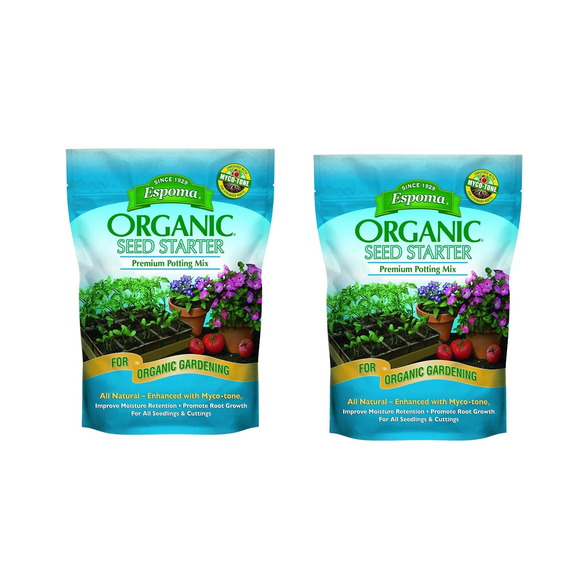 Espoma Organic Seed Starter Premium Potting Soil Mix, 8 qt