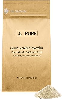 Pure Original Ingredients Gum Arabic (Acacia) Powder (1 lb) Essential Ingredient for DIY Watercolor Paints, Craft Cocktails, Royal Icing, Ice Cream