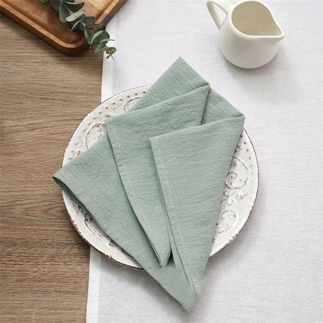 Servilletas de algodón reutilizables de alta calidad para comedor y eventos de gala