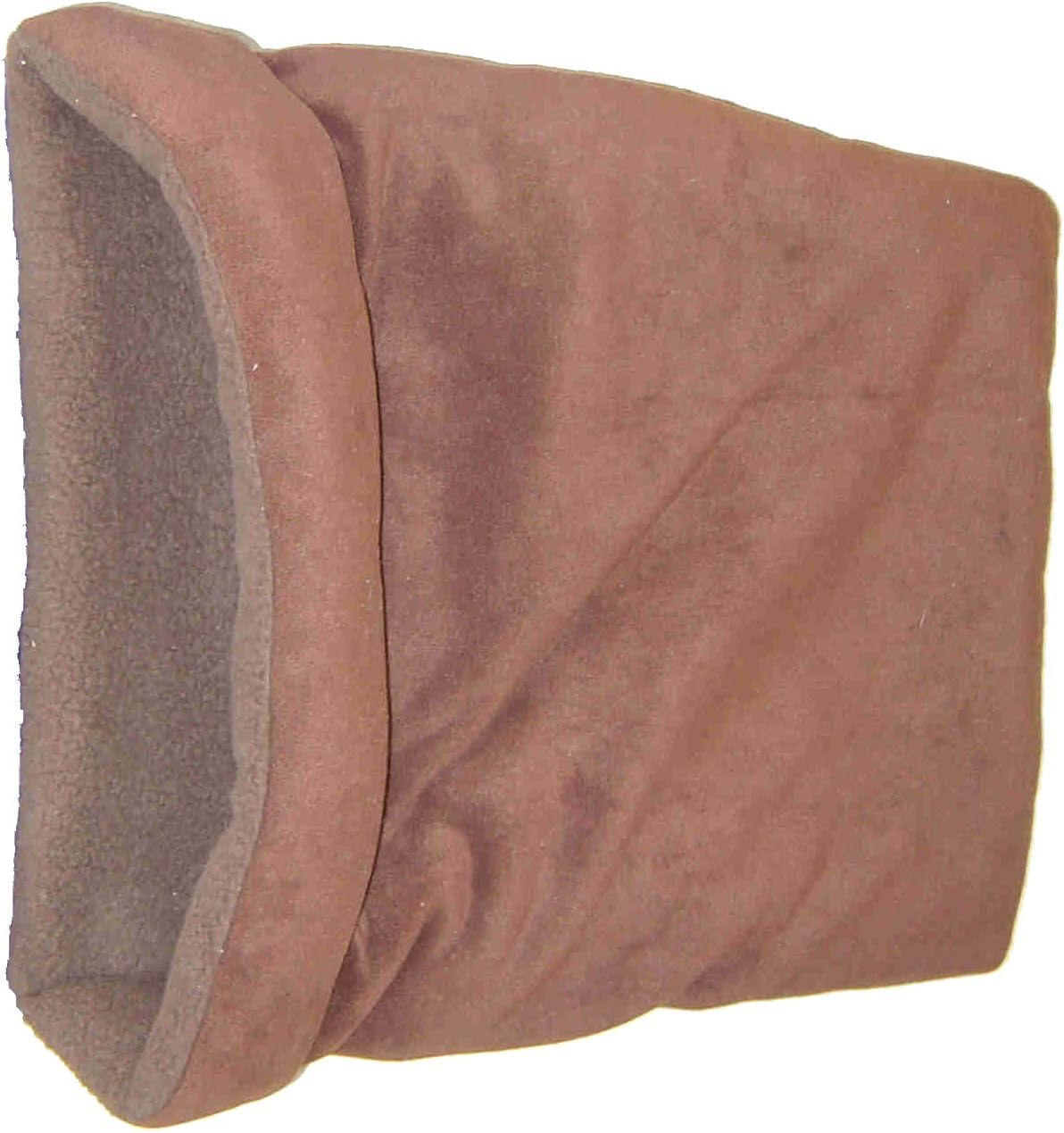 Snuggle Bag Dog Bed, Terrier Tunnel Small Brown Polar