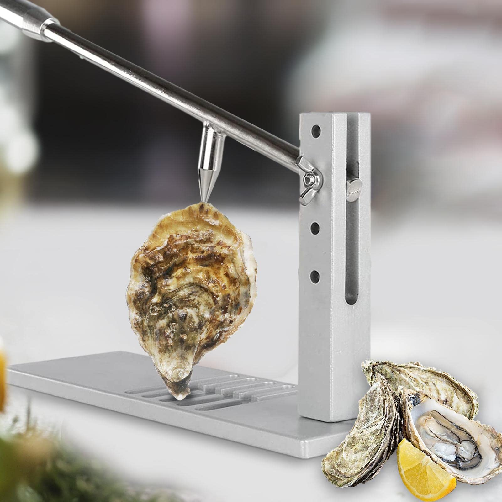 Generisch Pelador de , pelador de , máquina de abridor de de acero | inoxidable, juego de herramientas Shucker con 2 cuchillos, guantes y abridor de conchas para abrir mejillones y