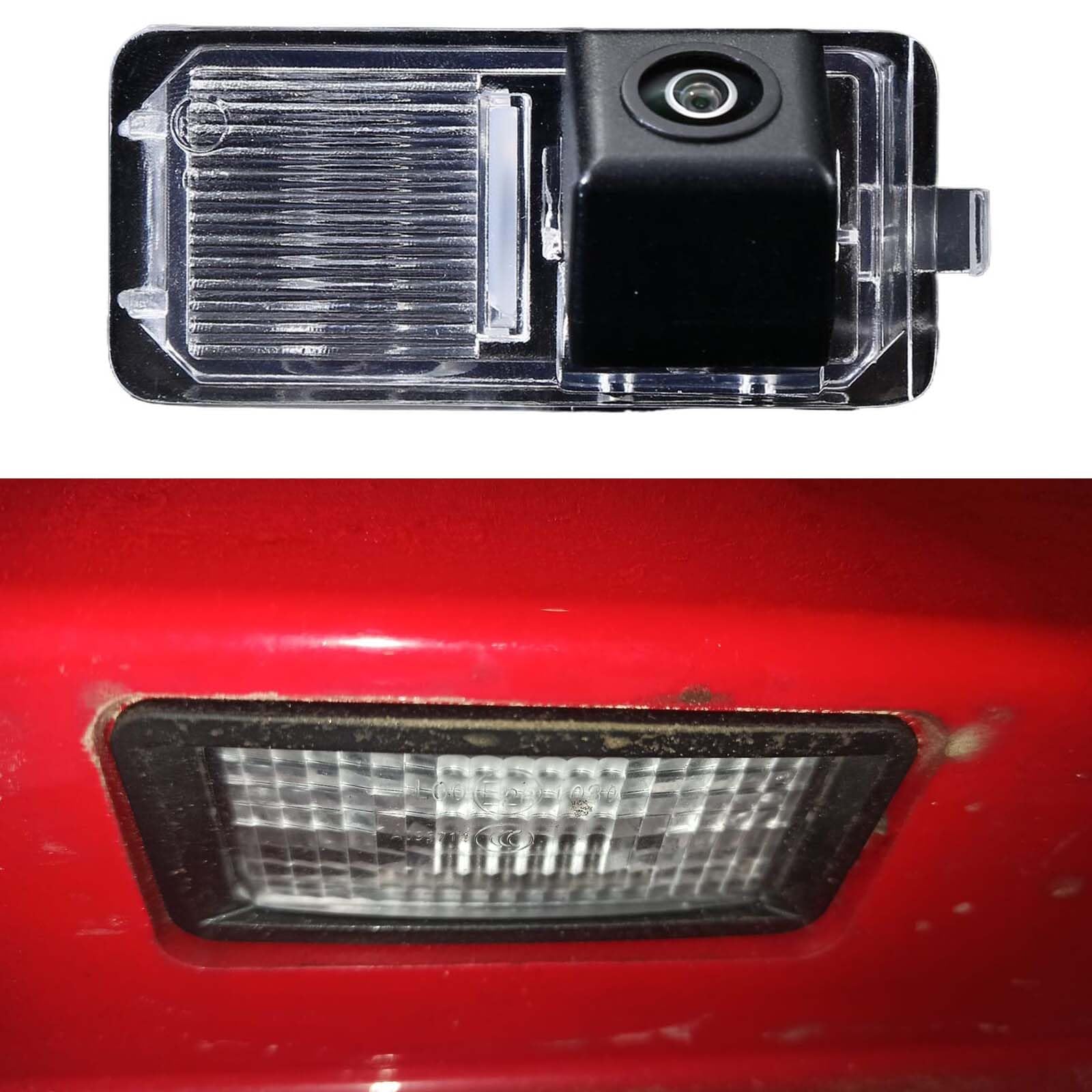 HD Auto 170 ° grandangolare luce targa retromarcia posteriore parcheggio backup telecamera di ricambio per Seat Mii/Skoda Citigo E-Citigo/UP/E-up/Seat Mii/e-Mii/Ibiza IV 4 Sport Coupé 6J 6J1 6J5 6P1