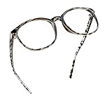 LifeArt Blue Light Blocking Glasses, Anti Eyestrain, Computer Reading Glasses, Gaming Glasses, TV Glasses for Women Men, Anti Glare (Leopard, 2.50 Magnification)