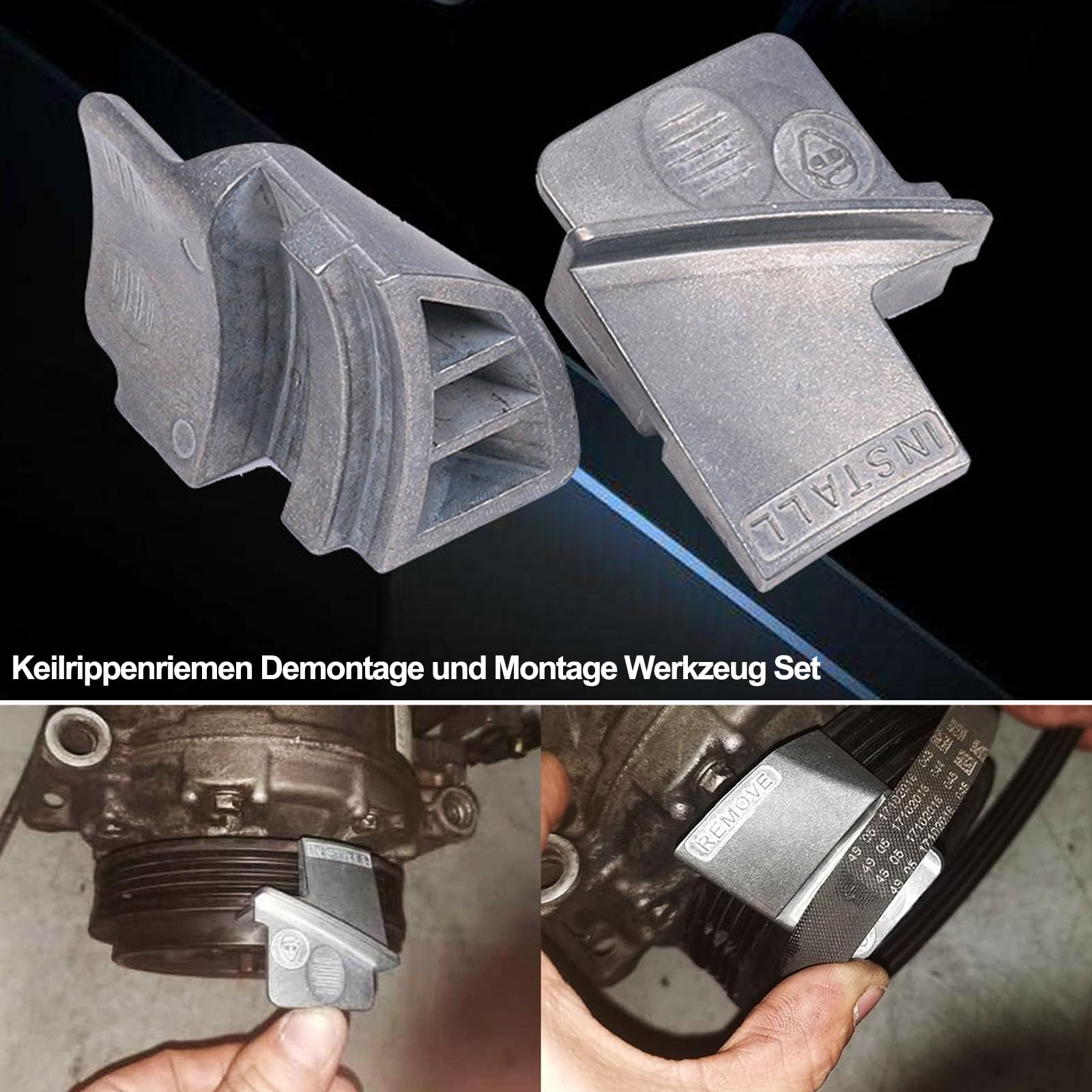 2 Strumenti Per Rimozione Cinghie Elastiche - Kit Per Montaggio/Smontaggio | Per Auto E Veicoli - Foto 10