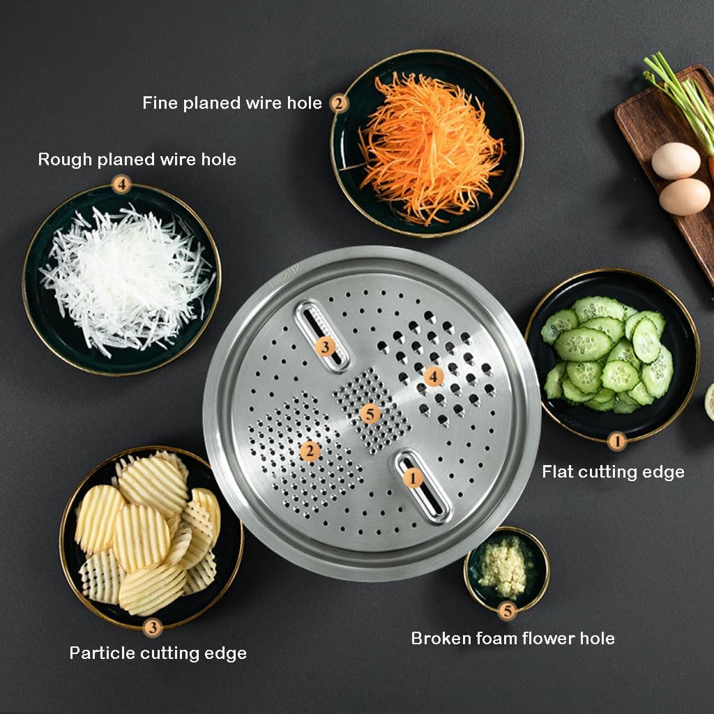 304 Stainless Steel Microporous, Multifunctional Grater Basin 3 In 1 Large Capacity with Mixing Bowl For washing vegetables, fruit and rice and for draining cooked pasta(Size:24CM,Color:Silver)