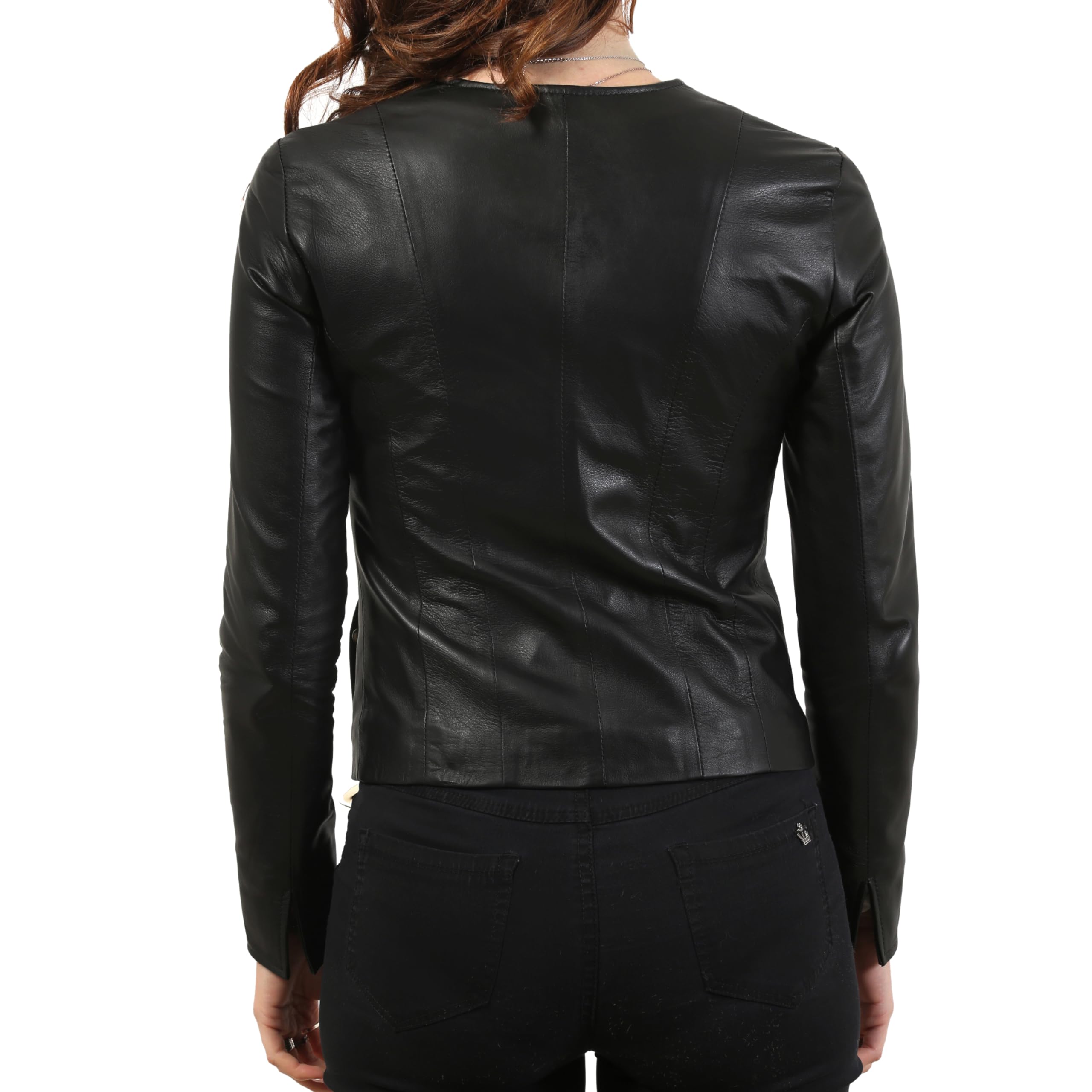 IMPERATRICE Giubbino in vera pelle da donna made in Italy