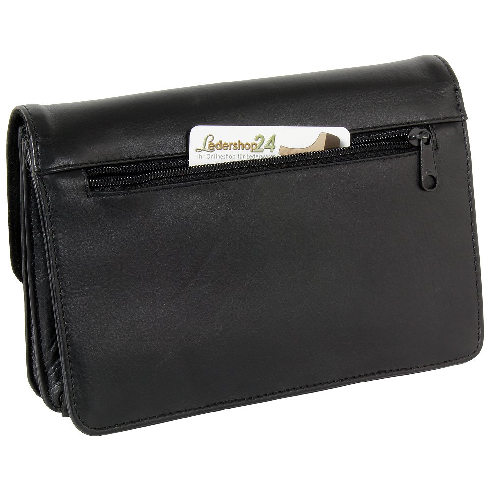 Ledershop24 Branco Business Herren Handgelenktasche Herrentasche Tasche schwarz | braun | natur Leder - sehr hochwertig