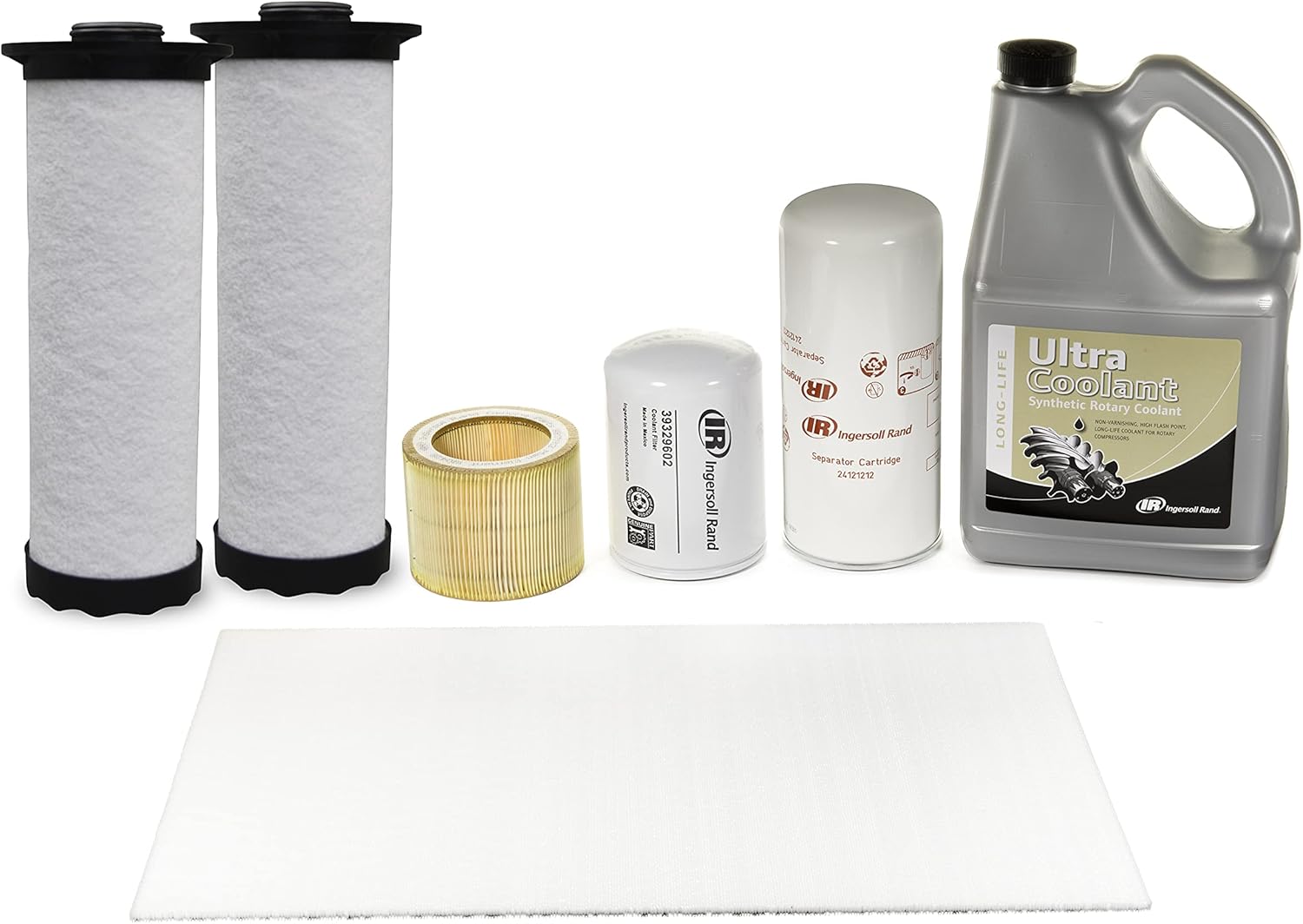 Ingersoll-Rand 47735276001 Ingersoll-Rand OEM Maintenance Kit for UP6 5-7.5HP Compressor (TAS Gauge replacement indicator) with Ultra Coolant Lubricant