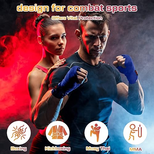 Miniatura 5 de 30 unidades de envolturas de boxeo para mano de 180 pulgadas, vendas de boxeo a granel para artes marciales deportivas para boxeo, kickboxing,