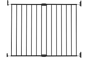 Perma Baby Gate for Stairs: Childproof Lock & 55.9" Height