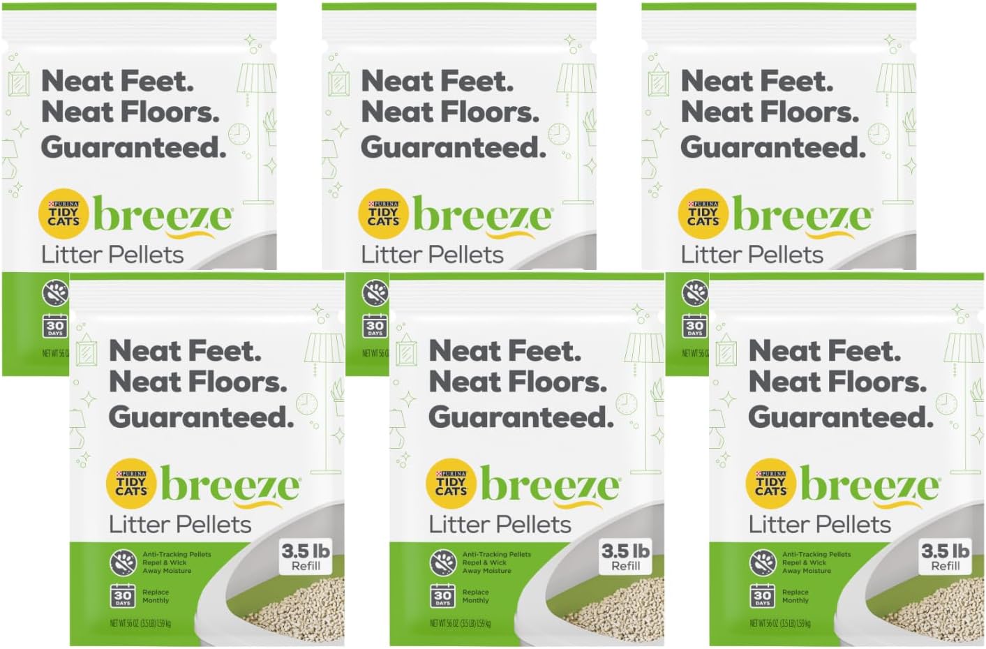 Purina Litter Tidy Cat Breeze Pellets, 3.5 lb Pet Supplies