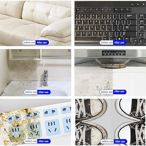 Miniatura 10 de Borrador de esponja mágica, paquete de 50 esponjas de melamina extra gruesas de densidad, almohadillas de limpieza extra grandes, espuma de