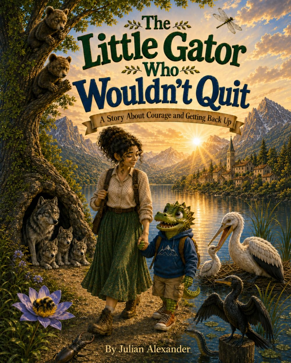 The Little Gator Who Wouldn't Quit: A Story About Courage and Getting Back Up
