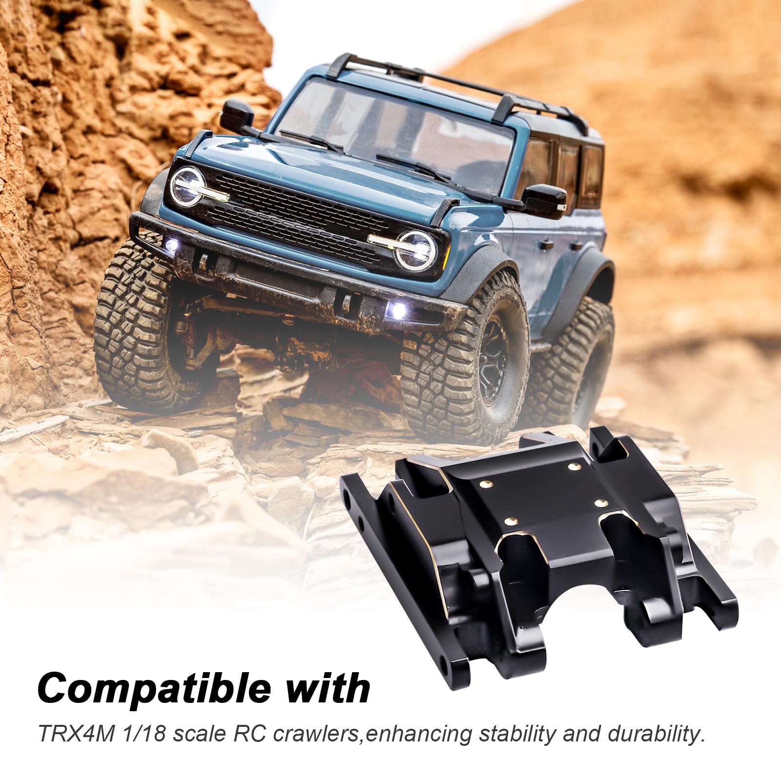 Set Motore E Scatola Trasmissione Per Auto RC 1/18 TRX-4M – Parti Di Ricambio E Potenziamento