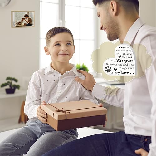 Miniatura 7 de Maitys Regalos conmemorativos para mascotas, regalos de duelo para la pérdida de perro, gato, condolencia, regalos de condolencia, letrero de madera