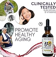 Vista 8 de Bricker Labs B12 Blast Metilcobalamina 5000mcg, Vitaminas energéticas líquidas sublinguales de gran sabor - Vitaminas B12 veganas, energía sostenida