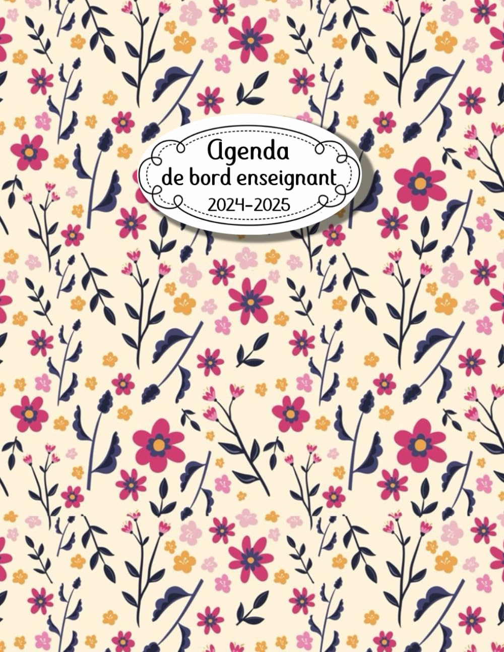 Agenda de bord enseignant 2024/2025 Planificateur grand