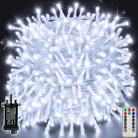 Ollny Fairy Lights Mains Powered, 80m 800LED String Tree Lights Plug in
