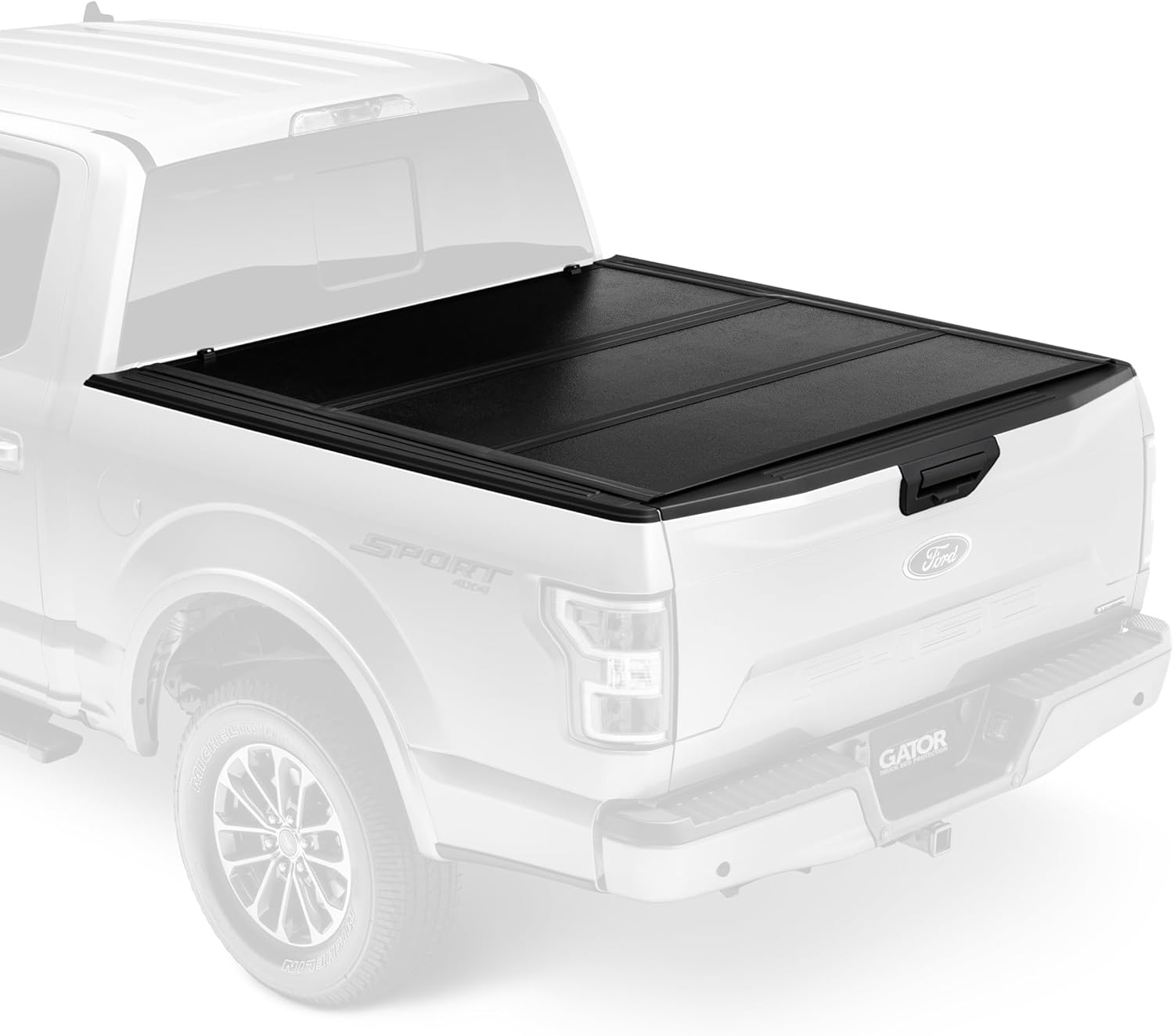 Gator EFX Hard Tri-Fold Truck Bed Tonneau Cover - Heavy-Duty Truck Bed Protection - Durable Aluminum Panels - Hard Folding Tonneau Cover - 2019-2025 Dodge Ram 1500 - 5'7" Bed