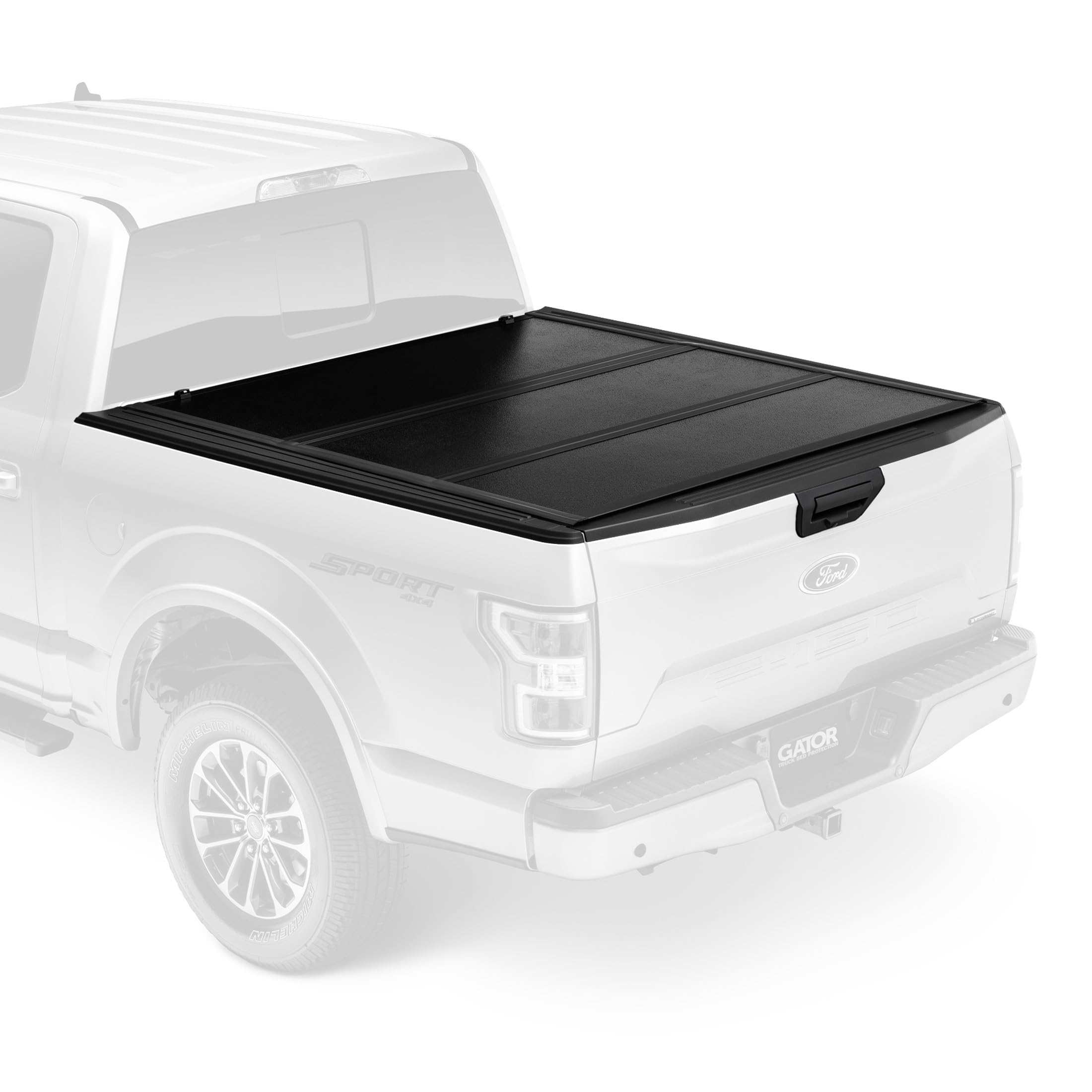 Gator EFX Hard Tri-Fold Truck Bed Tonneau Cover | GC34006 | Fits 2002 - 2018, 2019 - 2020 Classic Dodge Ram 1500 w/o RamBox 5' 7" Bed (67.4")