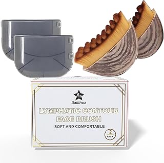 Cepillo facial de contorno linfático, reduce ...