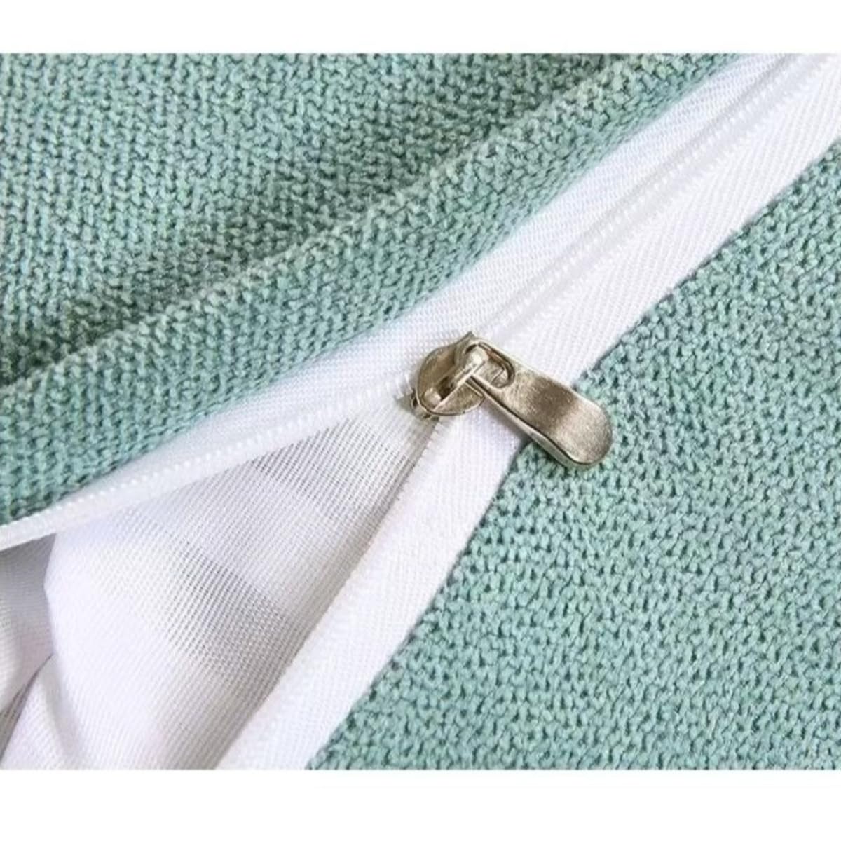 Funda de almohada de apoyo lumbar triangular suave con bolsillo lateral para cama, sofá, protector de cojín, 70 x 35 x 20 cm, color azul, ideal para mayor comodidad y apoyo postural